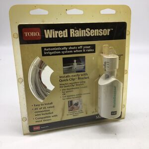 TORO Wired Rain Sensory rainsensor 53769 Easy to install automatic timer NOS